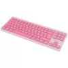 CANYON klávesnica OnType 10 Low Profile EN káblová ružová