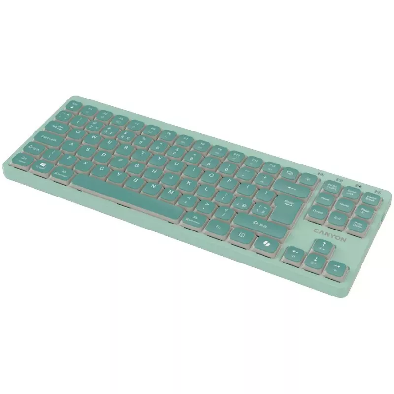 CANYON OnType 10 Low Profile EN káblová zelená klávesnica
