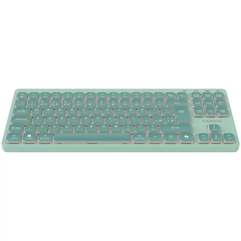 CANYON OnType 10 Low Profile EN káblová zelená klávesnica