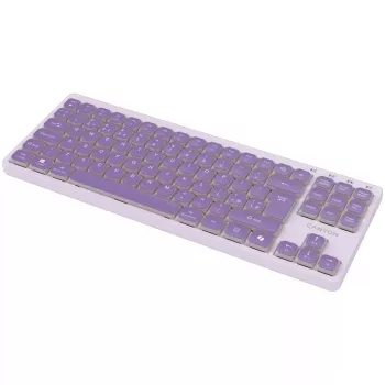 CANYON klávesnica OnType 10 Low Profile EN káblová fialová