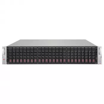Supermicro SC216 BE1C-R609JBOD 2U 24x2,5 palca Hot-Swap SAS3 JBOD skriňa s 2x600W redundantnými napájacími zdrojmi