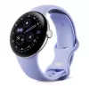 Google Pixel Watch 4 - 41 mm - Polished Silver Aluminium - Iris Active Band - Wear OS smart hodinky