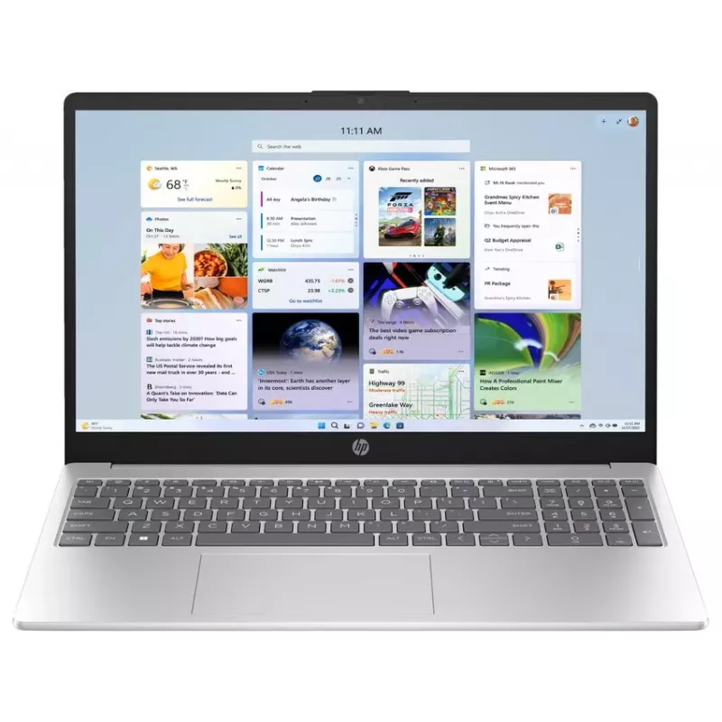 HP 15-fd0780ng notebook, Intel Core i7-1355U, 16 GB RAM DDR4, 1 TB NVMe SSD, 15,6-palcový FHD IPS, Intel Iris Xe Graphics, Windows 11 Home (repasovaný, Open Box)