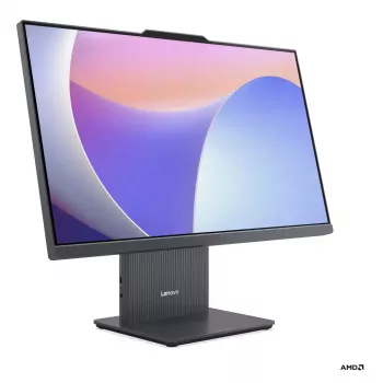 Lenovo IdeaCentre AIO 24ARR9 All-in-One stolový počítač, 23,8 palcový FHD, AMD Ryzen 5 7535HS, 16 GB DDR5, 1 TB SSD, AMD Radeon 660M, Windows 11 Home, Nordic Keyboard, Raven Black