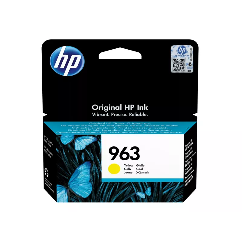 HP 963 Yellow Originálna atramentová kazeta