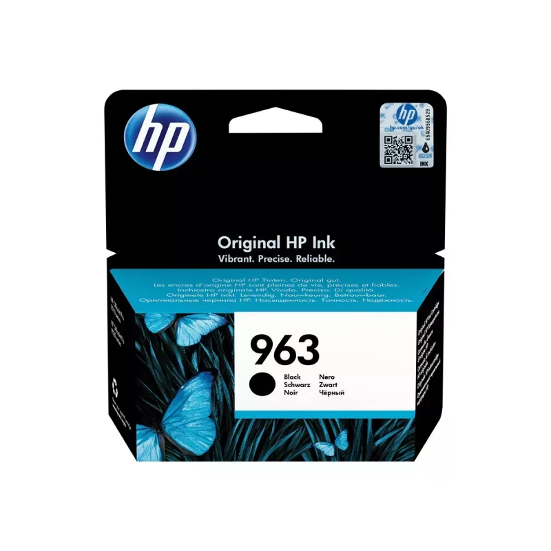HP 963 Black originálna atramentová kazeta