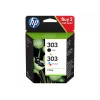 HP 303 čierna/trojfarebná Originálna atramentová kazeta, balenie 2 ks