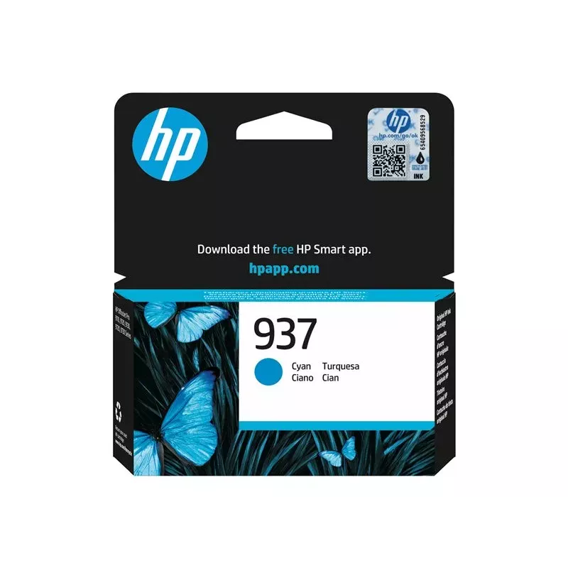HP 937 Cyan Originálna atramentová kazeta