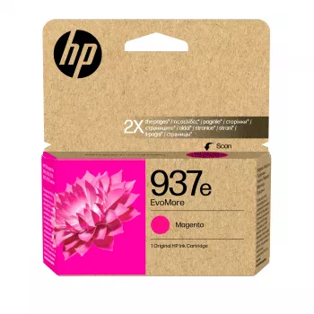 HP 937e EvoMore Magenta Originálna atramentová kazeta