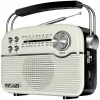 SVEN SRP-500 Prenosný Bluetooth reproduktor, biely (3W, FM/AM/SW rádio, USB, microSD, AUX, batéria)