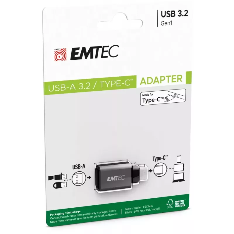 Emtec adaptér USB 3.1 na USB-C