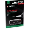 Emtec USB 3.2 Click Secure B120 256GB USB kľúč čierny