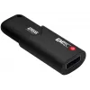 Emtec USB 3.2 Click Secure B120 256GB USB kľúč čierny