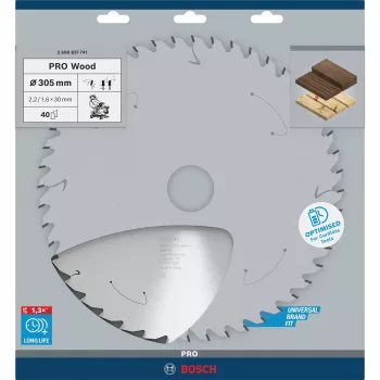 BOSCH Standard for Wood Accu pílový list 305x30x40z