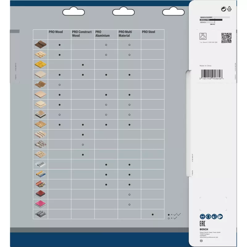 BOSCH Standard for Wood Accu pílový list 305x30x40z