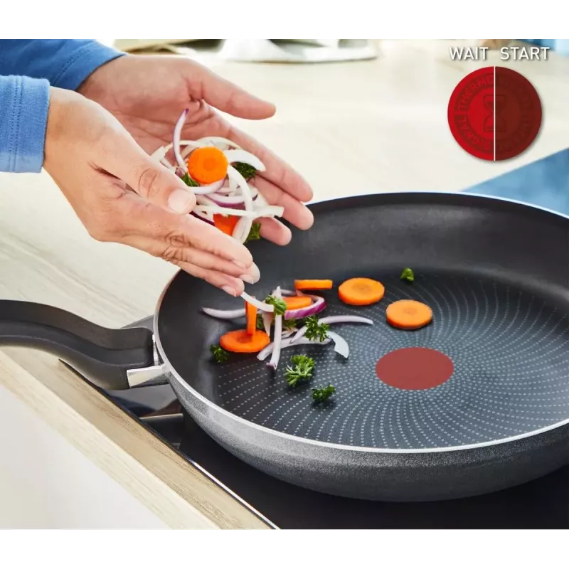Tefal So Light panvica 22 cm indukcia titán nepriľnavá čierna