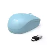 PORT CONNECT Mouse Collection II bezdrôtová 2,4 GHz pastelovomodrá