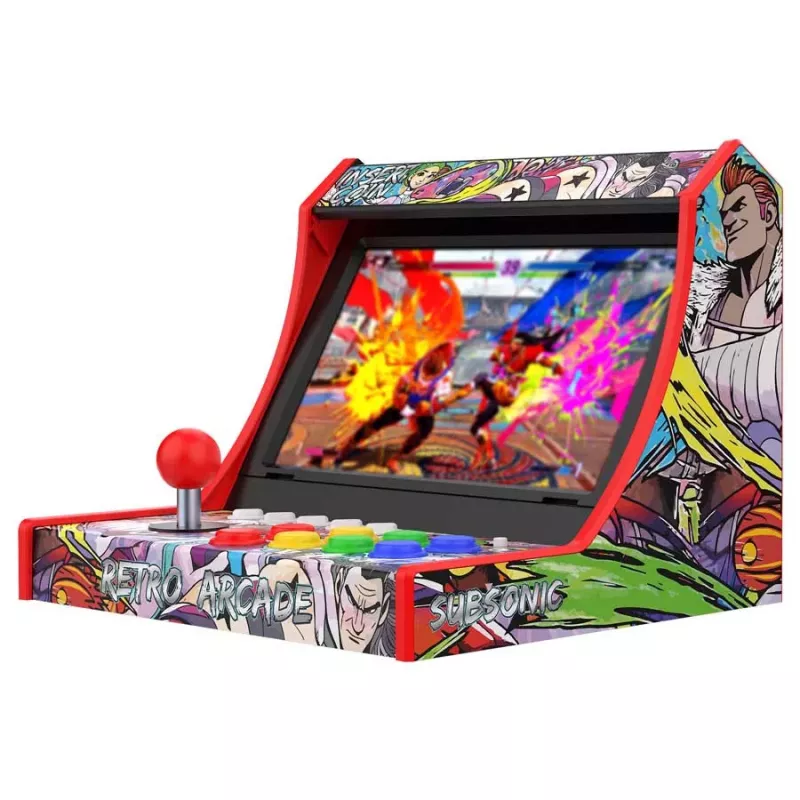 Subsonic Retro Arcade dokovacia stanica pre Nintendo Switch, arkádový joystick s 8 mechanickými tlačidlami, nabíjanie a hranie
