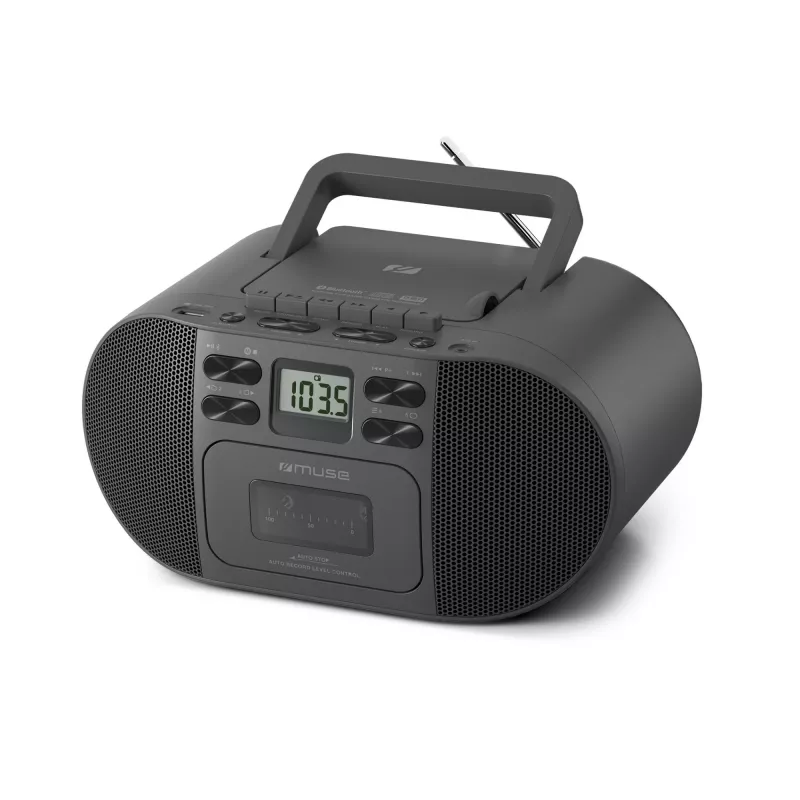 Muse M-188RDC CD rádiomagnetofón s Bluetooth, FM rádiom, USB, čierny