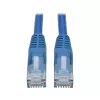 Tripp 3 ft Cat6 gigabitový patch kábel bez zaseknutia, lisovaný RJ45 M/M modrý