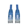 Tripp 3 ft Cat6 gigabitový patch kábel bez zaseknutia, lisovaný RJ45 M/M modrý