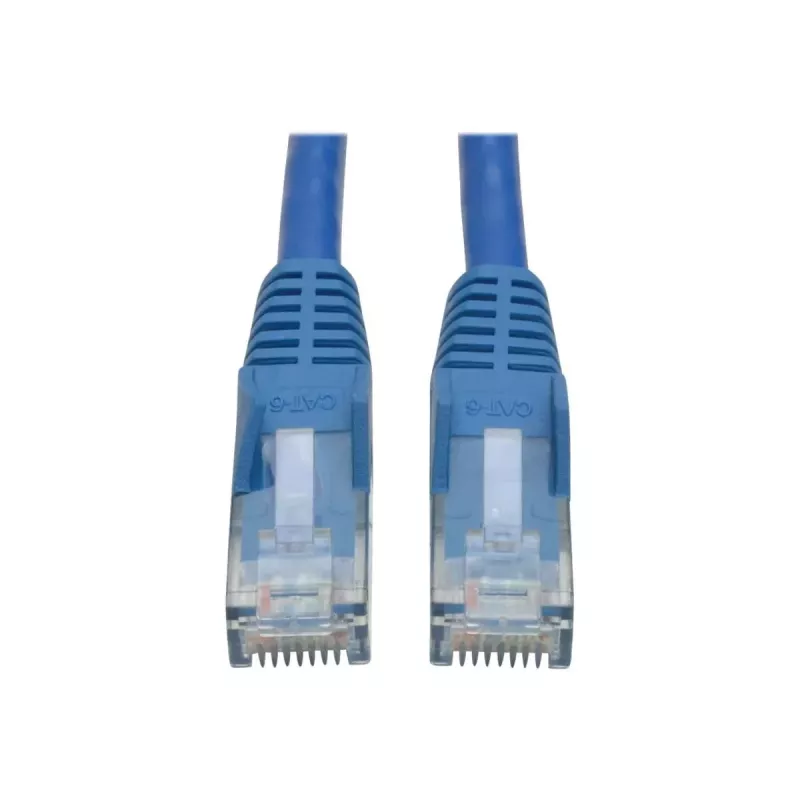 Tripp 3 ft Cat6 gigabitový patch kábel bez zaseknutia, lisovaný RJ45 M/M modrý