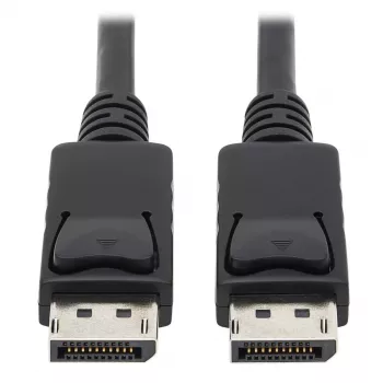 Tripp Lite Series DisplayPort kábel so zaisťovacími konektormi, 4K 60 Hz (M/M), čierny, 1,8 m