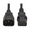 Eaton Tripp Lite Séria Napájací kábel, IEC 60320 C14 na C13, 0,5 m, Čierny