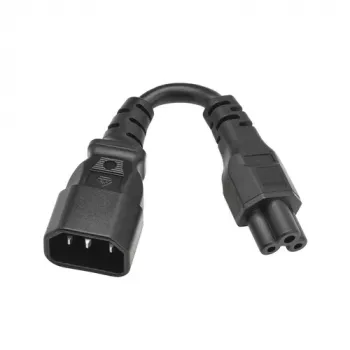 Eaton Tripp Lite Series napájací kábel – IEC C14 na IEC C5 – 0,15 m – čierny
