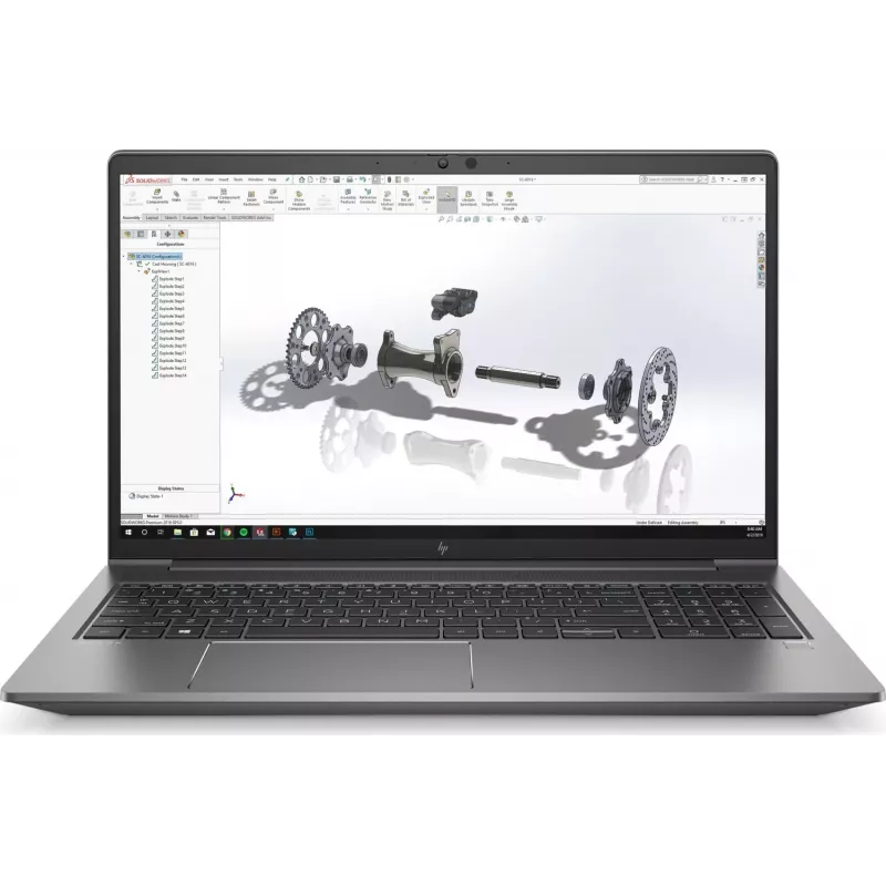 HP ZBook Power G7 15,6″ FHD Notebook, Intel Core i7-10750H, 32GB RAM, 1TB SSD, NVIDIA Quadro T1000, Windows 10 Pro (repasovaný)