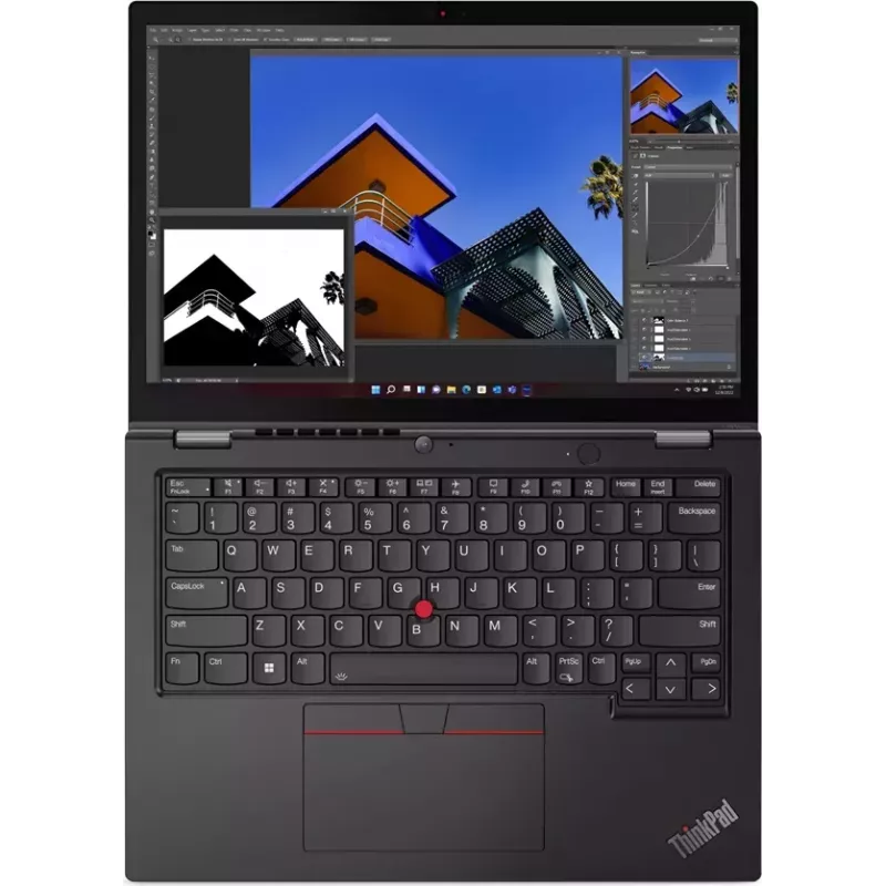 Notebook 2 v 1 Lenovo ThinkPad L13 Yoga G4, AMD Ryzen 5 7530U, 8 GB RAM, 256 GB SSD, 13,3-palcový dotykový displej WUXGA (repasovaný)