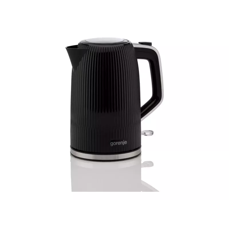 Gorenje K17DPB rýchlovarná kanvica 1,7L 2200W čierna plast/nehrdzavejúca oceľ