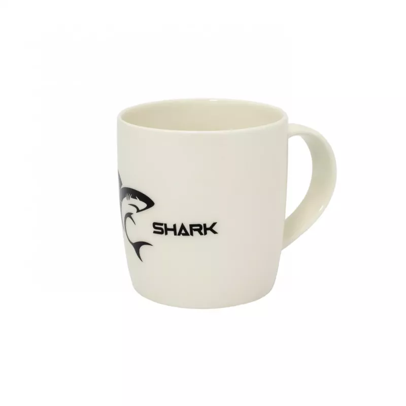 White Shark MUG 370 ml herný hrnček čierna keramika