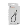 SBOX LANYARD BLACK kábel USB-C na USB-C 1,5 m čierny