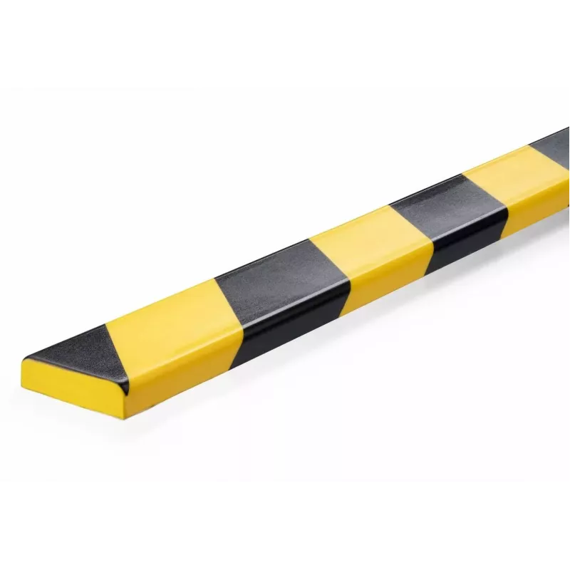 Durable S10 káblový mostík, PVC, čierna/žltá, plochý, 1000 mm, 40 mm