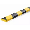 Durable S10 káblový mostík, PVC, čierna/žltá, plochý, 1000 mm, 40 mm