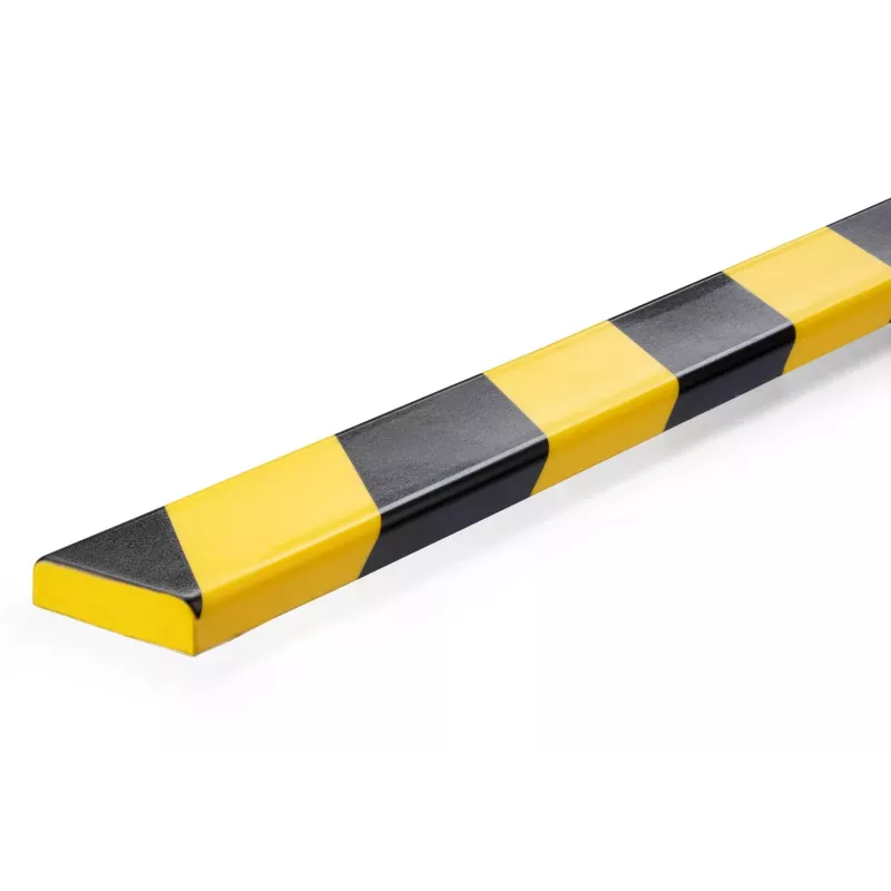 Durable S10 káblový mostík, PVC, čierna/žltá, plochý, 1000 mm, 40 mm
