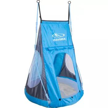 HUDORA Hniezdna hojdačka Tent Cosy Castle 90 (modrá/čierna)