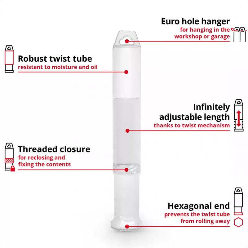 EINHELL-KWB SDS-plus Sada vrtákov do kladiva, Ø 6-14 mm (7-dielna, 210 mm)