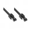 GoodConnections RNS® Cat.8.1 S/FTP patch kábel, 0,5m, čierny, LSZH, 40 Gbit/s, 2000 MHz