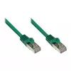 GoodConnections Alcasa prepojovací kábel RJ45-RJ45 Cat5e UTP 0,15m pozlátené konektory samec-samec