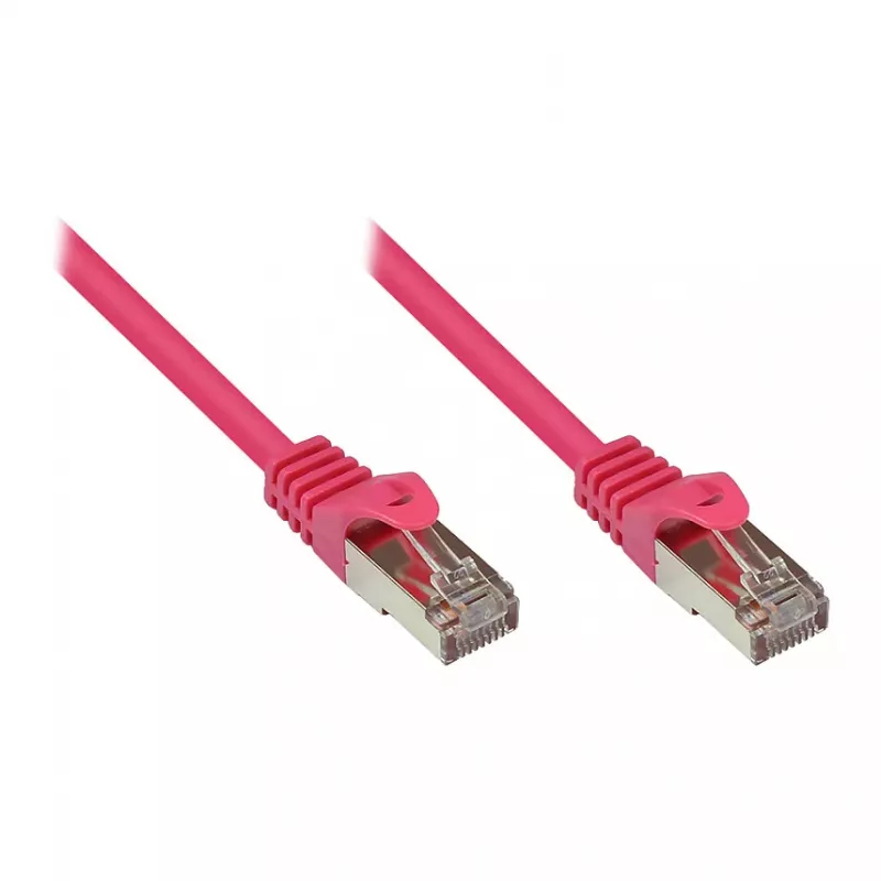 GoodConnections Alcasa Cat.5e SF/UTP RJ-45 patch kábel 0,15 m zlatá