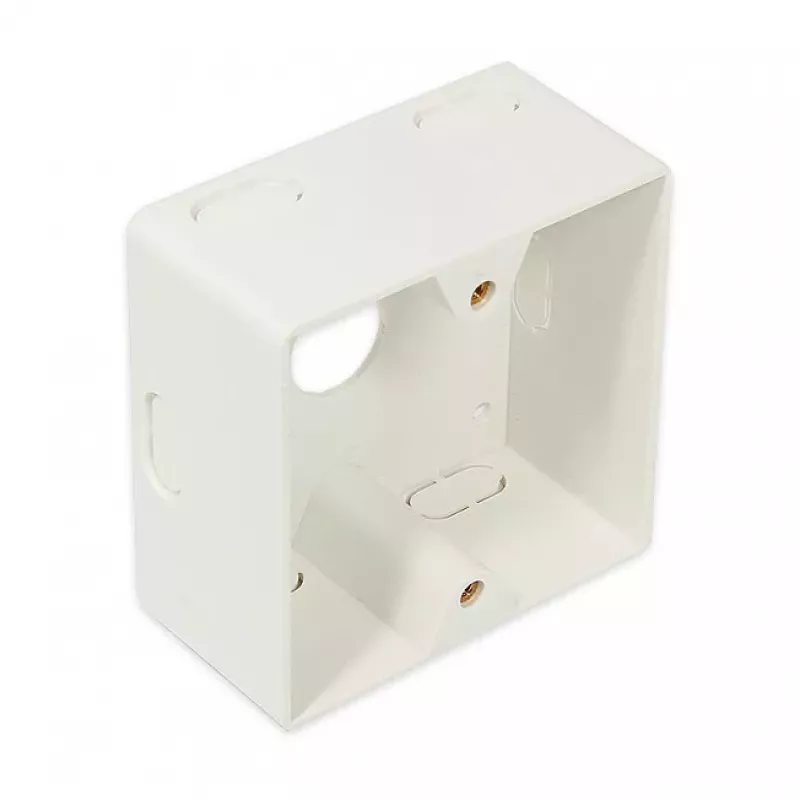 GoodConnections puzdro na omietku 80x80x40mm perlová biela RAL 1013 GC-N0029