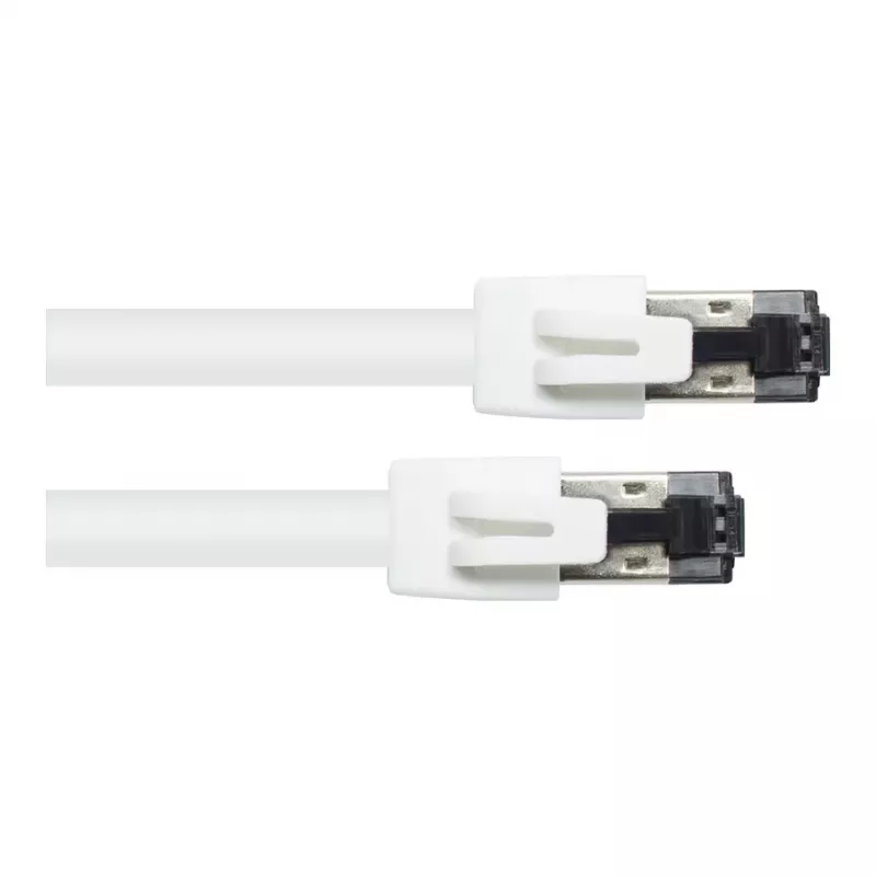 GoodConnections RNS® Cat.8.1 S/FTP patch kábel, PiMF, LSZH, 2000MHz, 40Gbit/s, biely, 0,5m