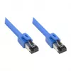 GoodConnections RNS® patch kábel Cat. 8.1, S/FTP, PiMF, LSZH, 2000MHz, 40Gbit/s, modrý, 0,5m