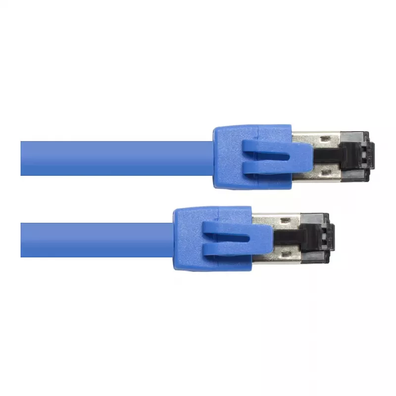 GoodConnections RNS® patch kábel Cat. 8.1, S/FTP, PiMF, LSZH, 2000MHz, 40Gbit/s, modrý, 0,5m