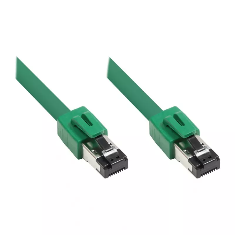 GoodConnections RNS® patch kábel Cat. 8.1, S/FTP, PiMF, LSZH, 2000MHz, 40Gbit/s, zelený, 2m
