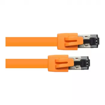 GoodConnections RNS® Cat.8.1 S/FTP patch kábel, LSZH, 2000MHz, 40Gbit/s, oranžová, 1m