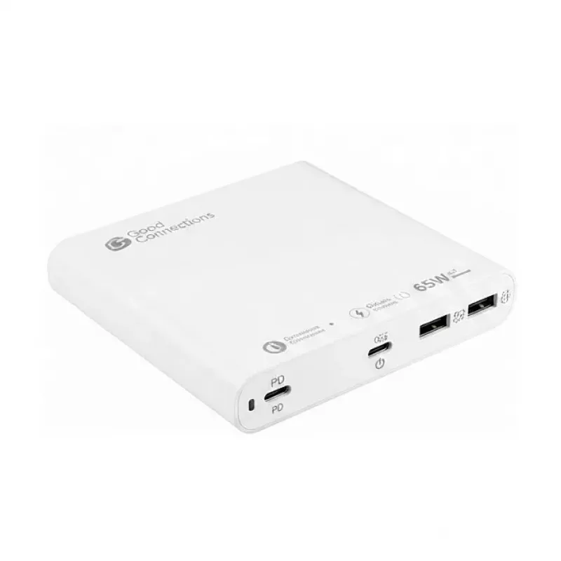 Good Connections USB stolová rýchlonabíjacia stanica 65W 3 porty