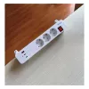 Equip predlžovacia lišta CEE 7/7 90° na 3x Schuko / 2x USB-C + USB-A, biela, 1,5m